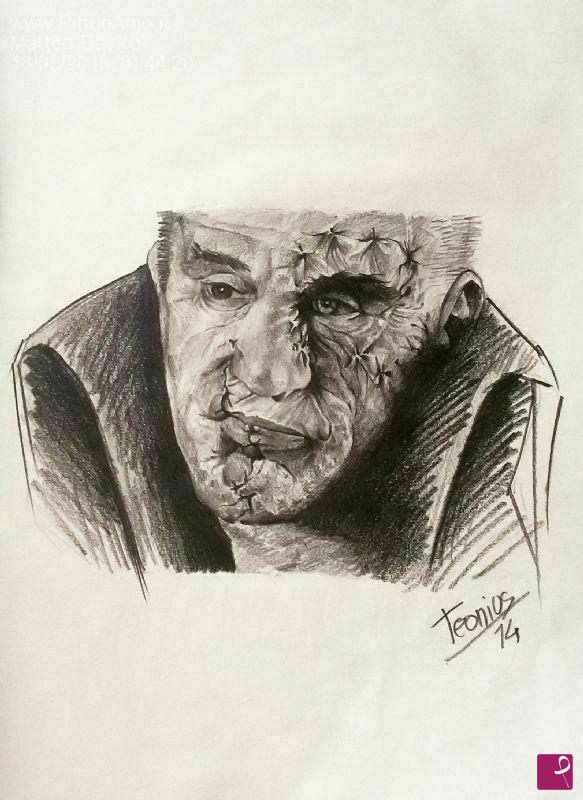 quadri in vendita online - Robert De Niro - Frankenstein