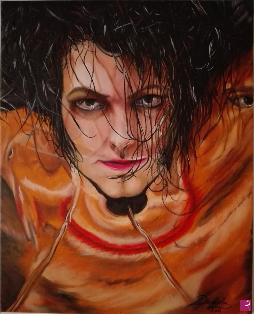 quadri in vendita online - Robert Smith in gold