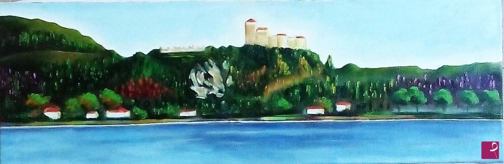 quadri in vendita online - ROCCA D'ANGERA DAL LAGO - ARONA (2012)