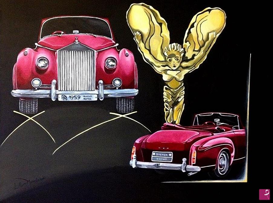 quadri in vendita online - Rolls Royce 1959silvercloud /1 