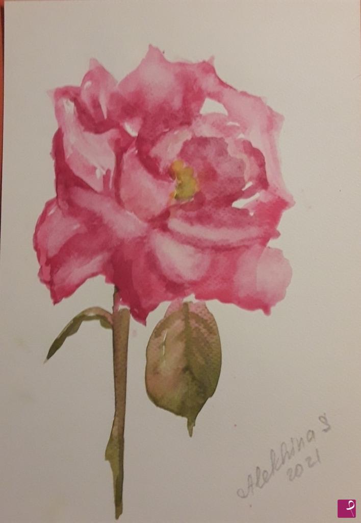 quadri in vendita online - Rosa