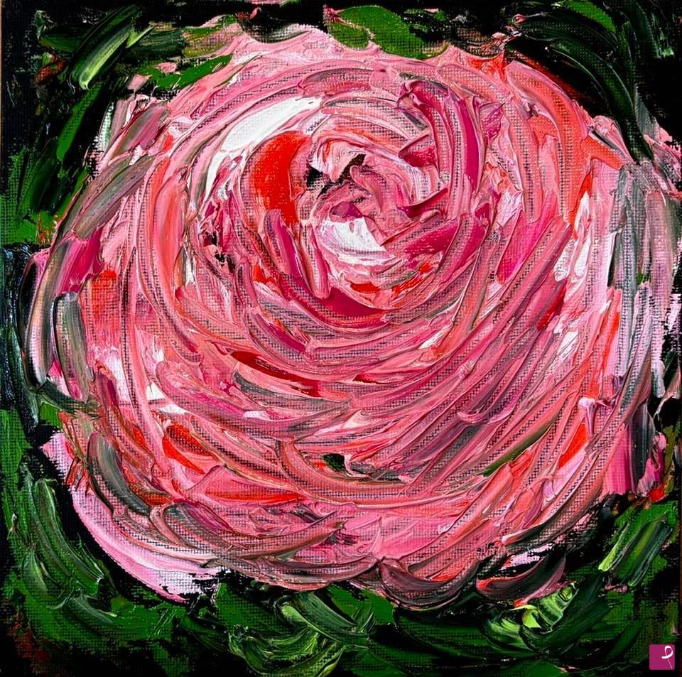 quadri in vendita online - Rosa 