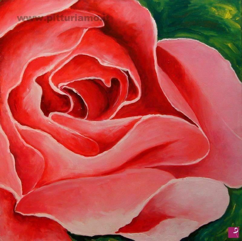 quadri in vendita online - Rosa Rossa