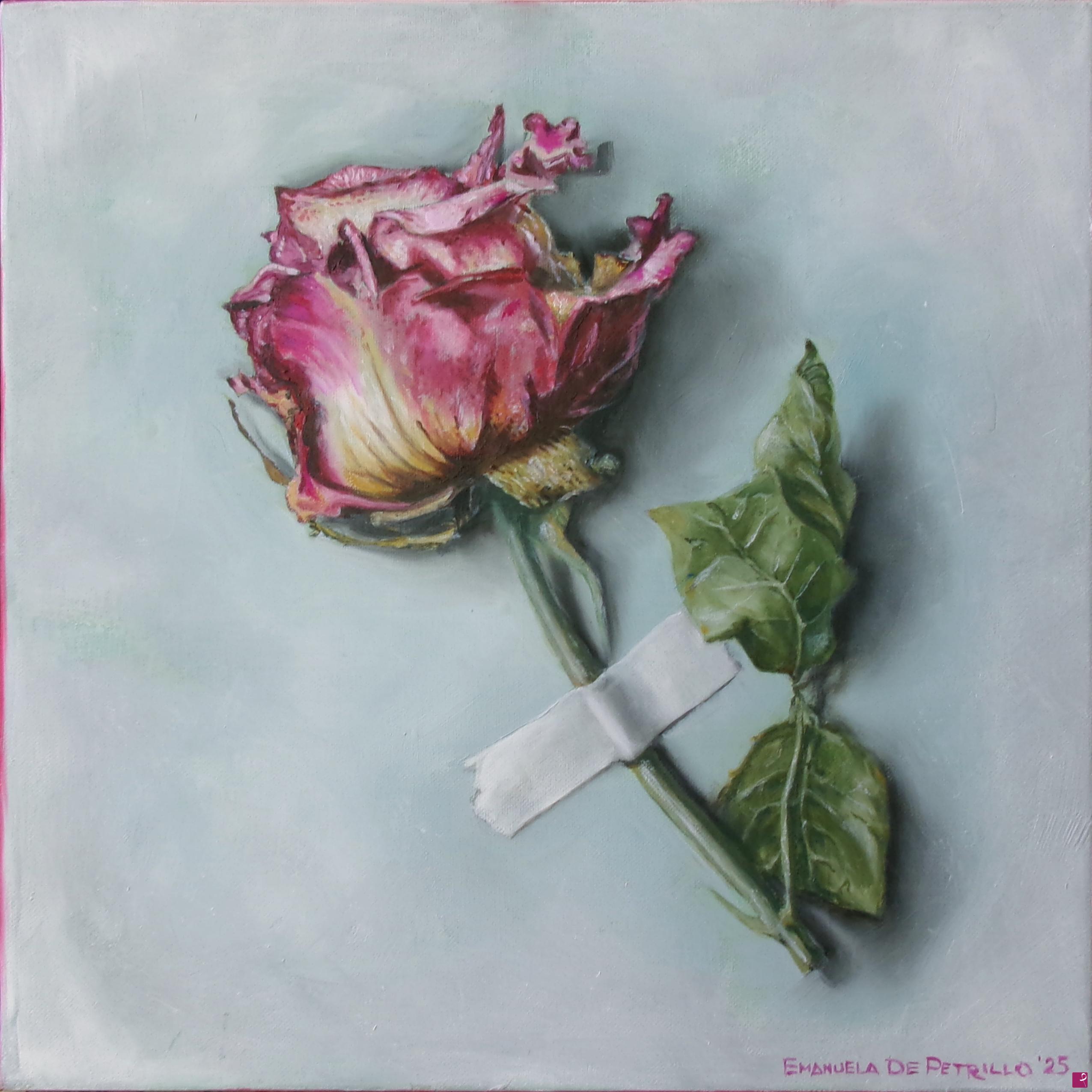 quadri in vendita online - Rosa secca