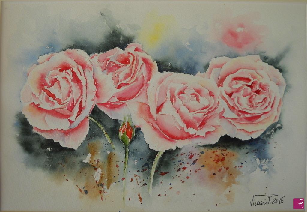 quadri in vendita online - Rose