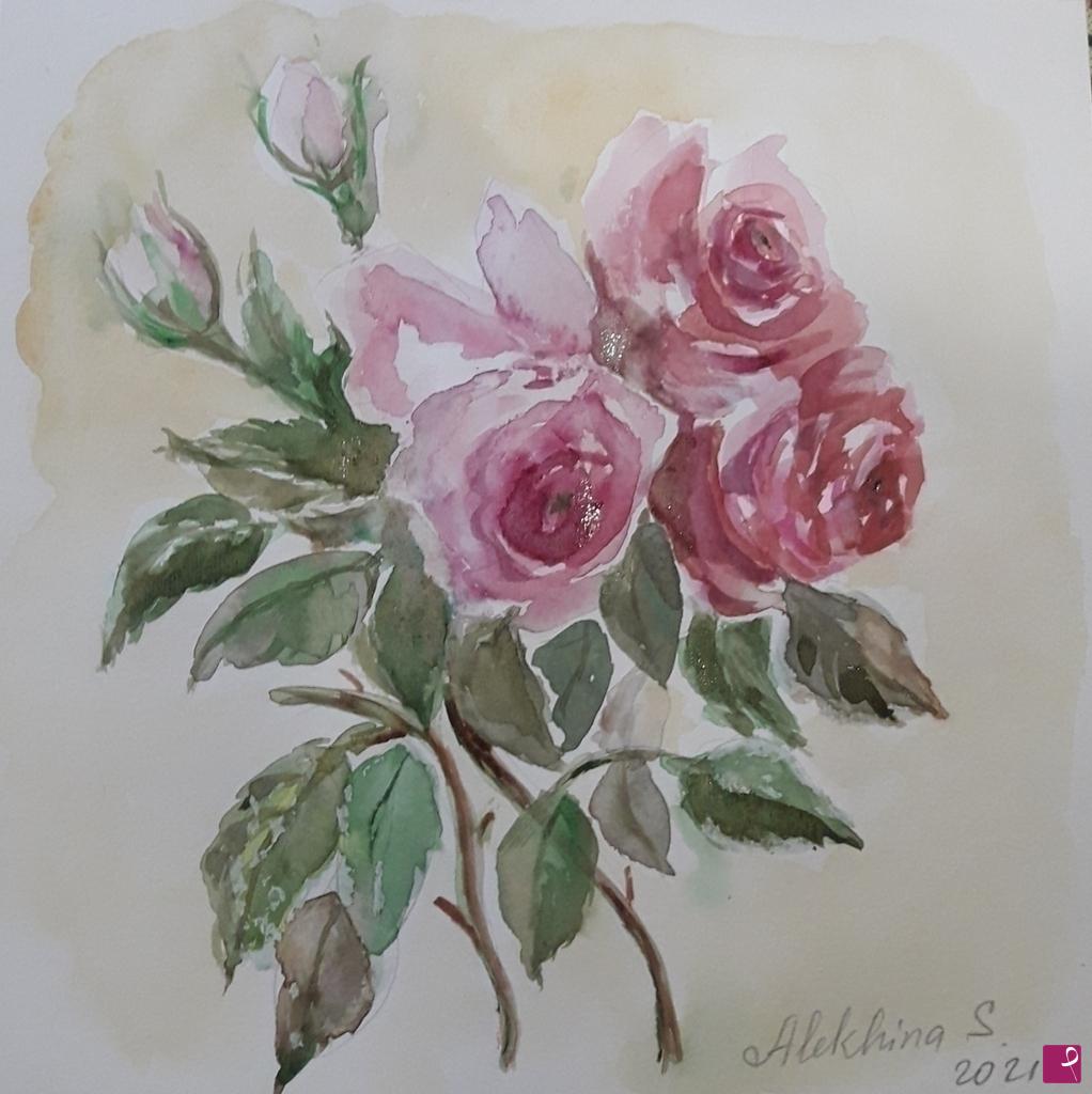 quadri in vendita online - Rose