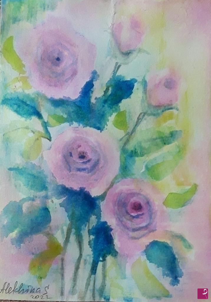 quadri in vendita online - Rose