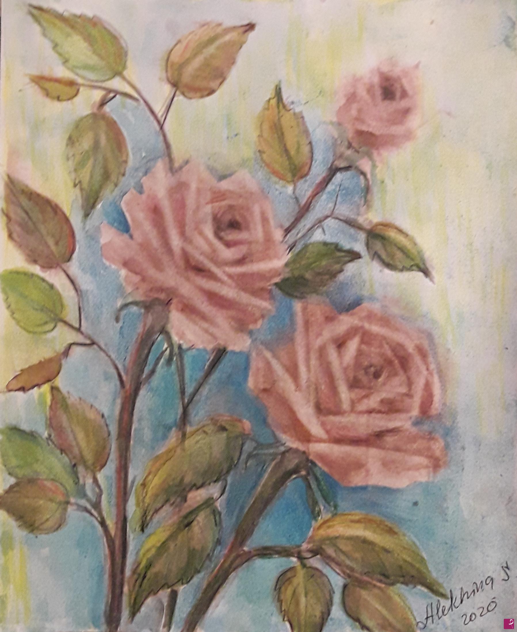 quadri in vendita online - Rose
