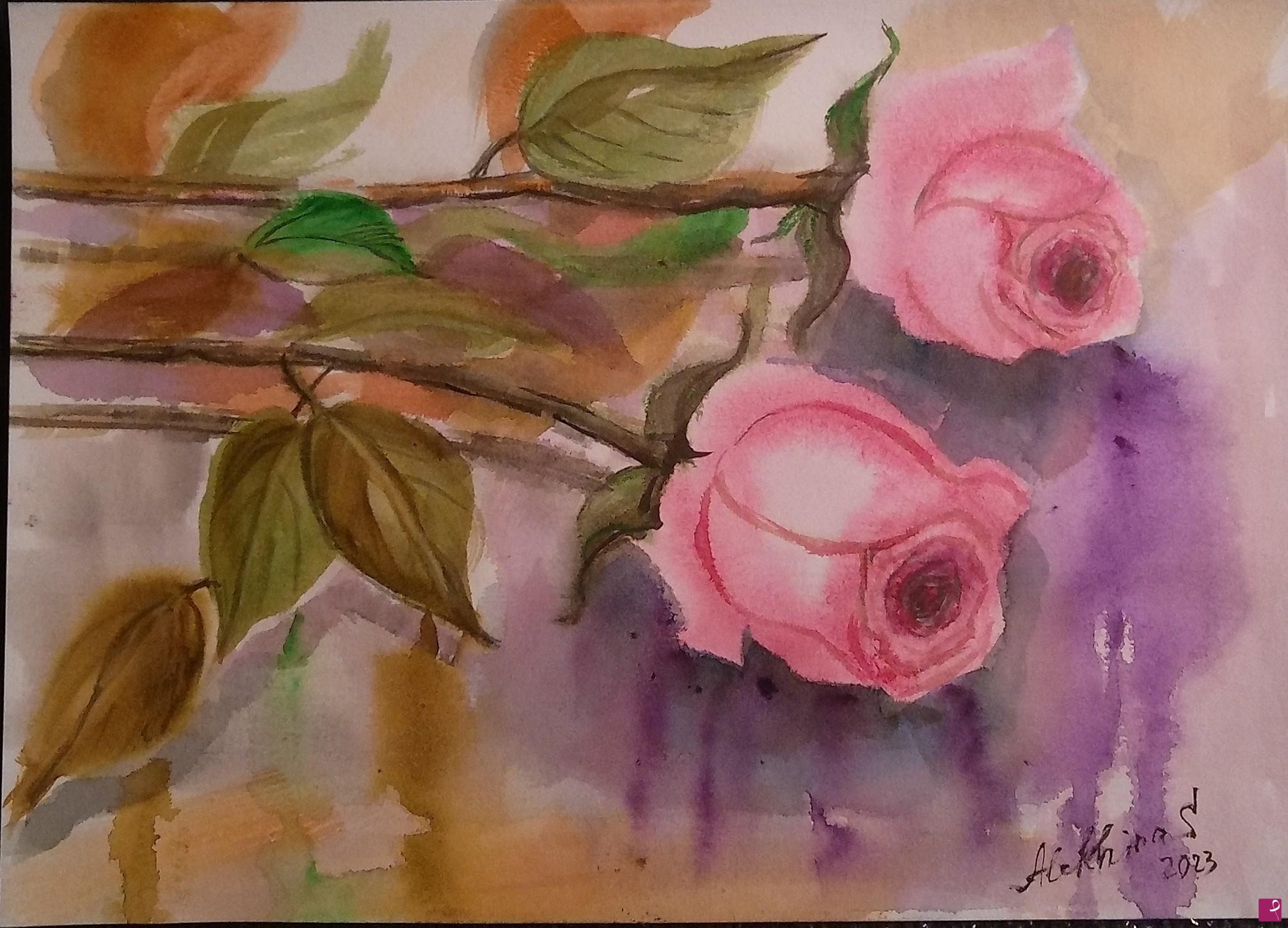 quadri in vendita online - Rose