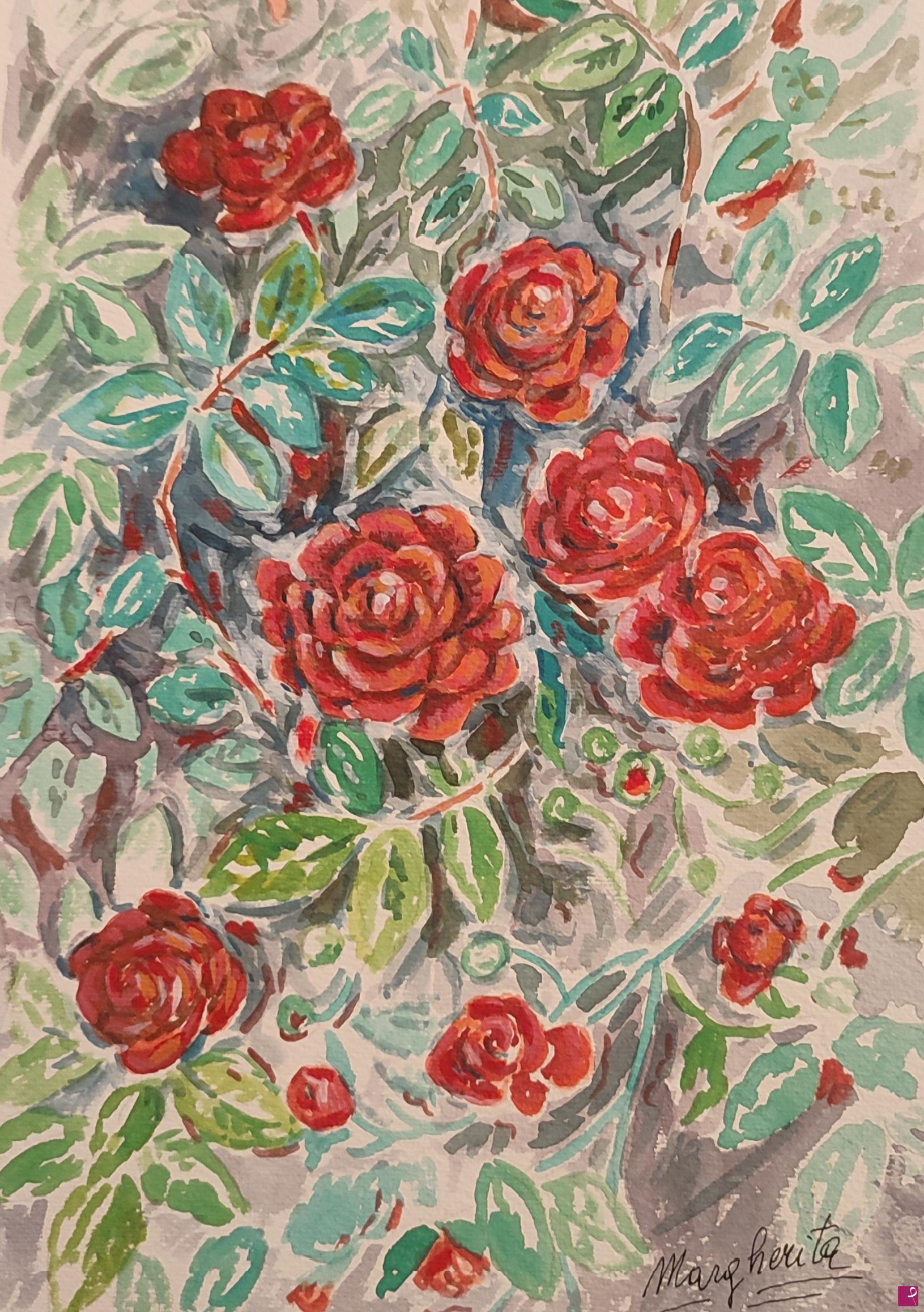 quadri in vendita online - Rose