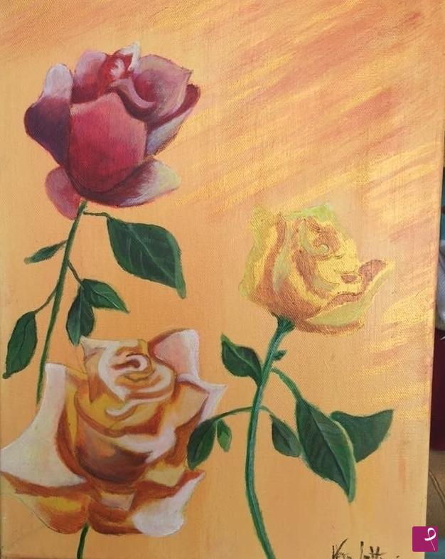 quadri in vendita online - Rose
