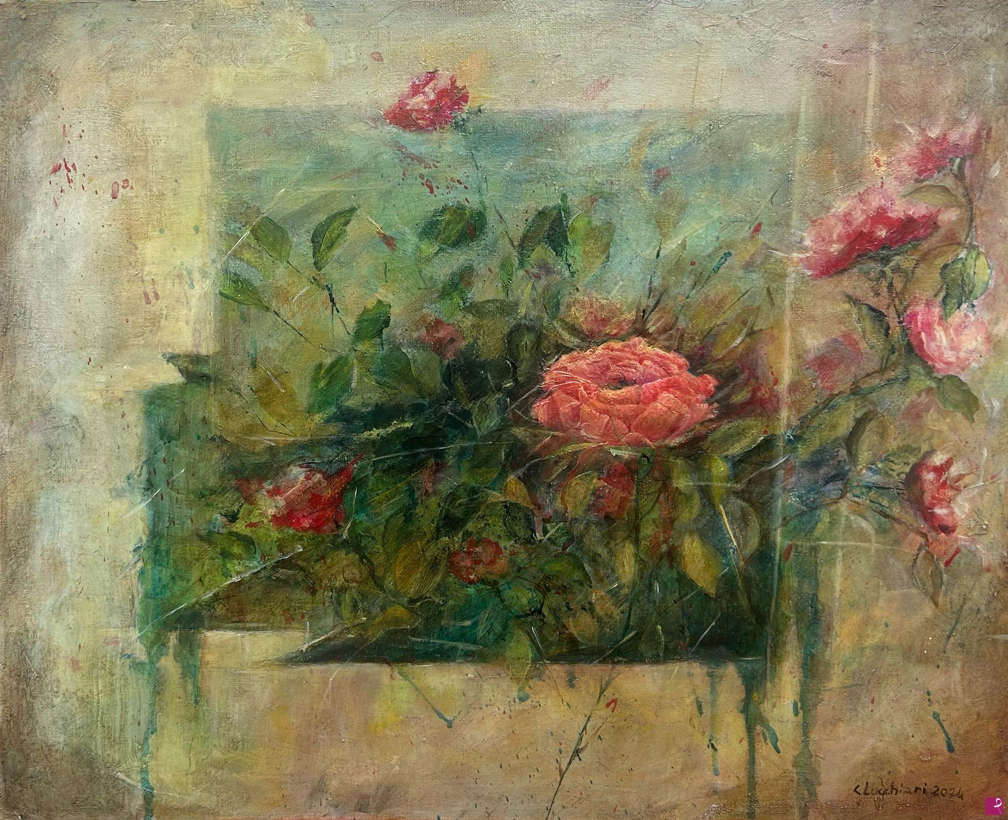 quadri in vendita online - Rose antiche 