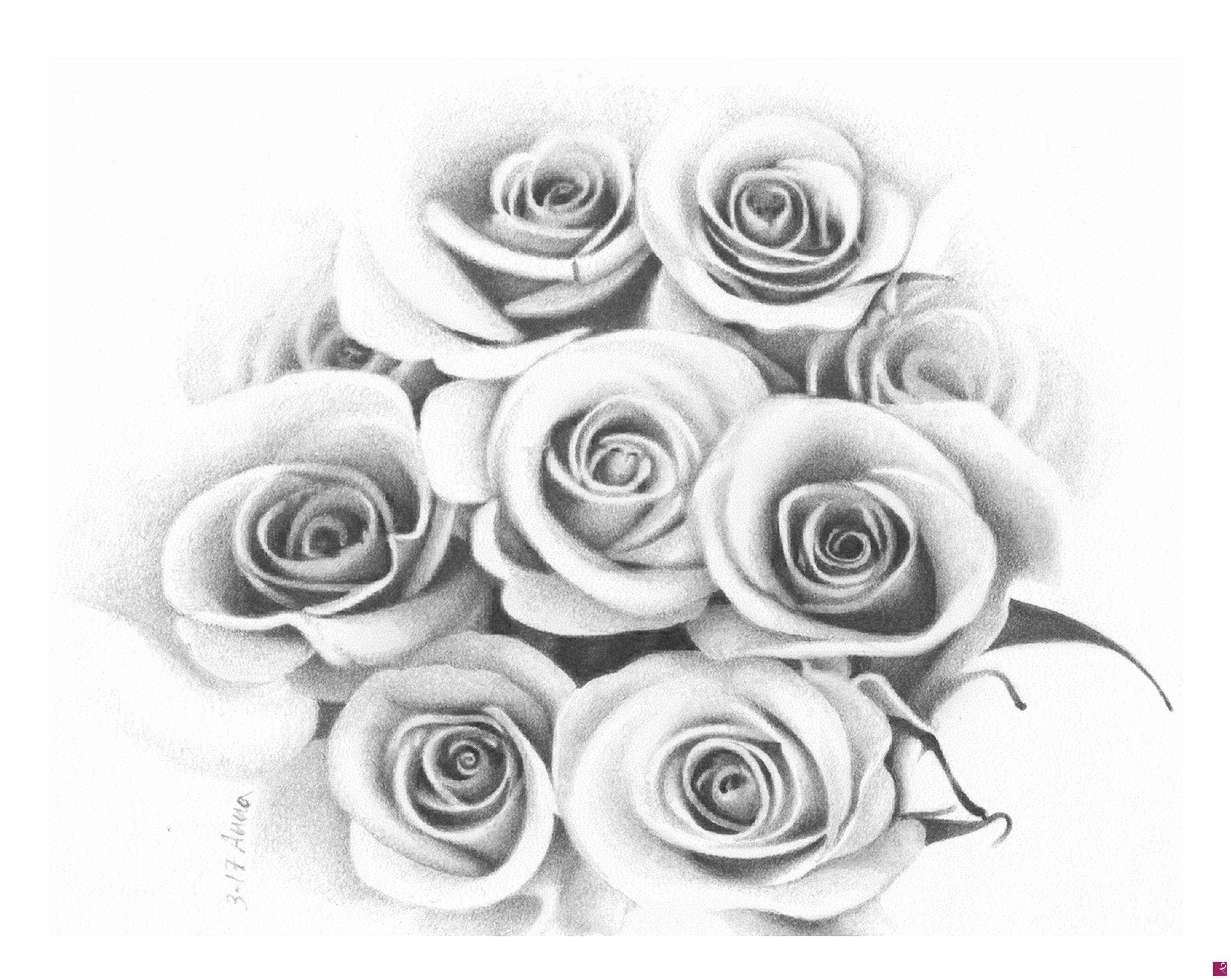 quadri in vendita online - Rose rosa.