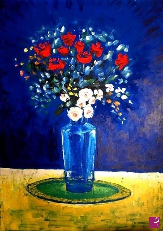 quadri in vendita online - Rose rosse