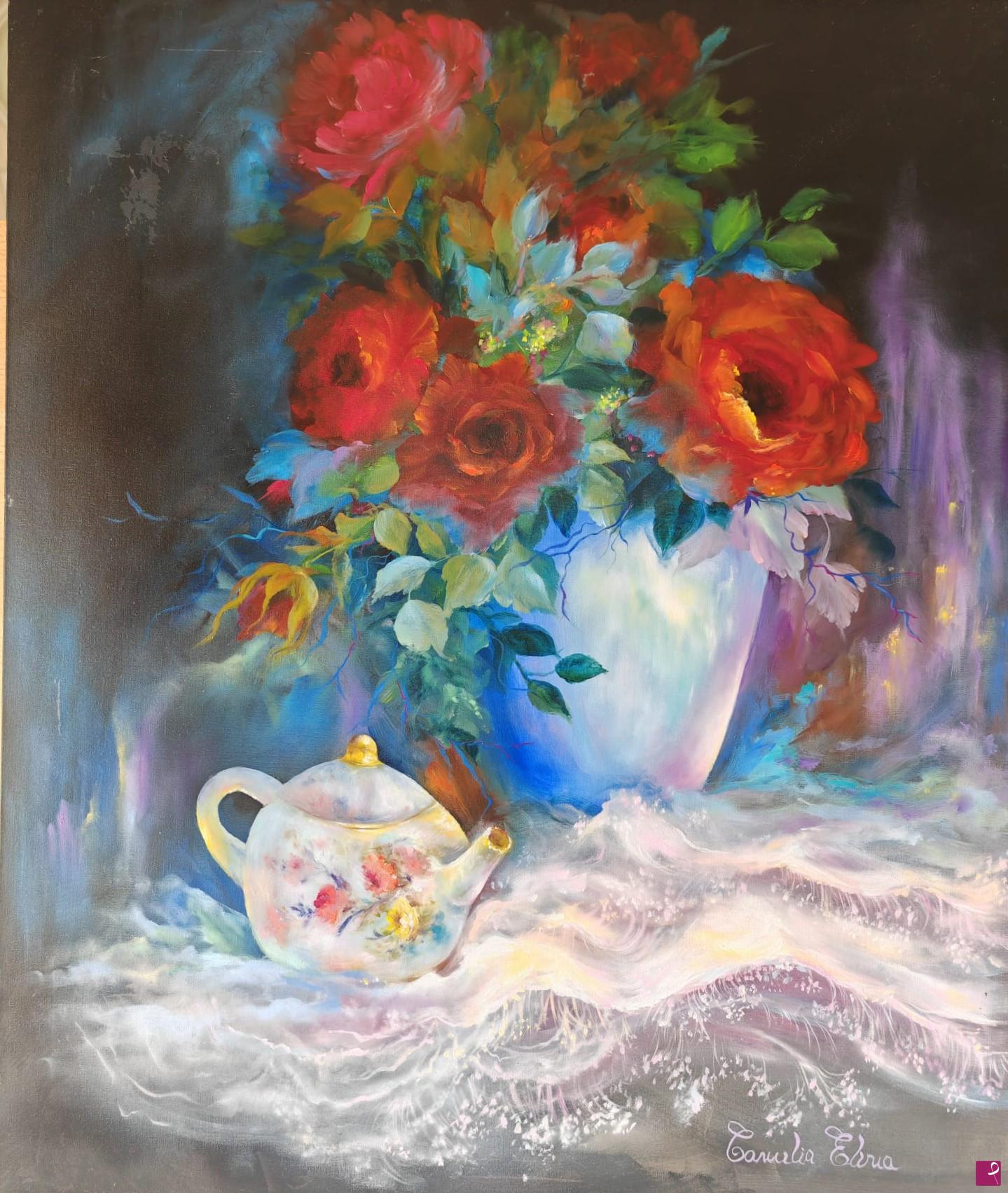 quadri in vendita online - rose rosse