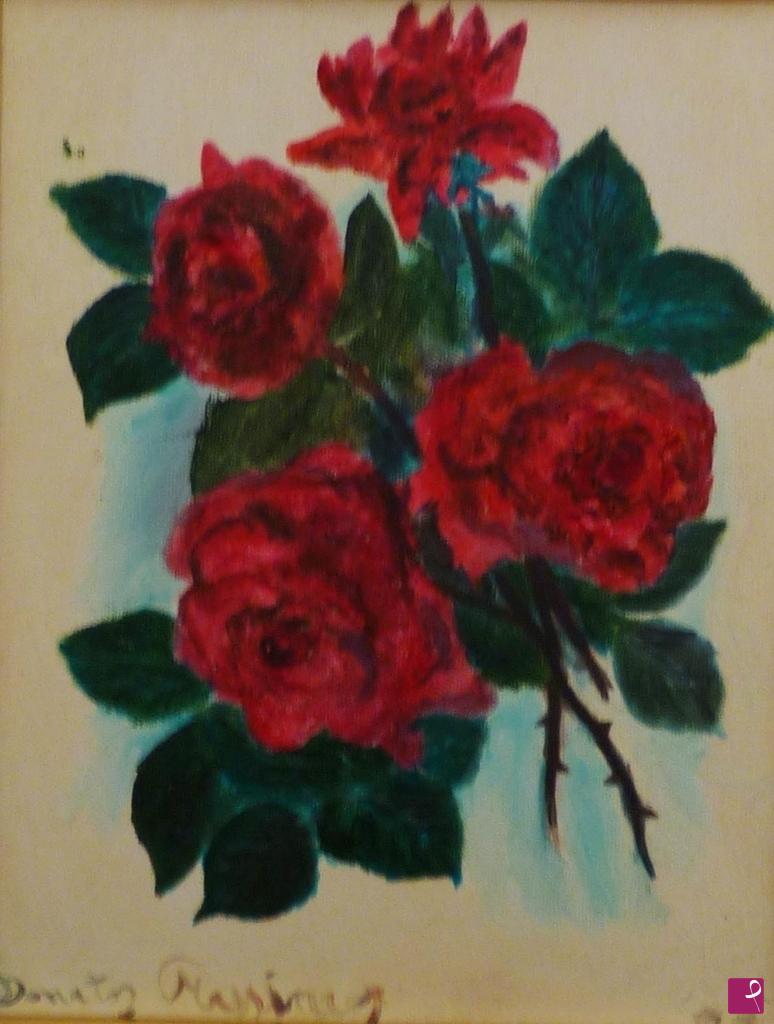 quadri in vendita online - Rose Rosse