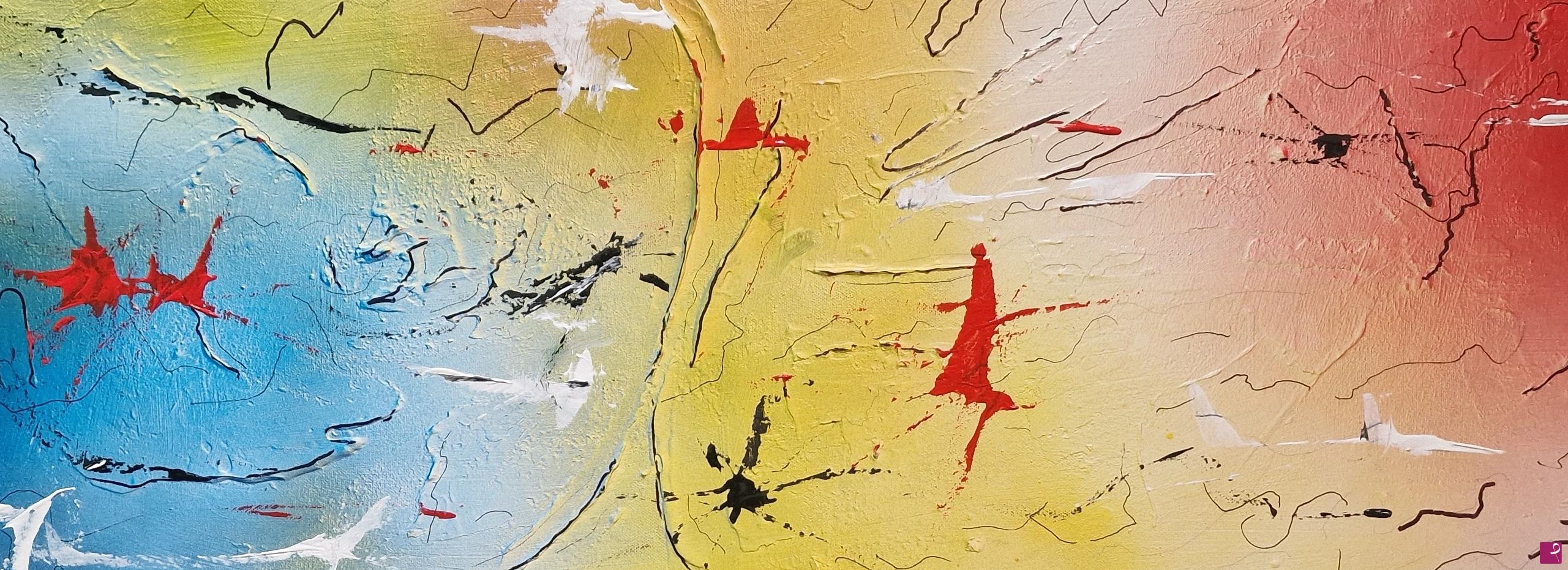 quadri in vendita online - Rosso e bianco