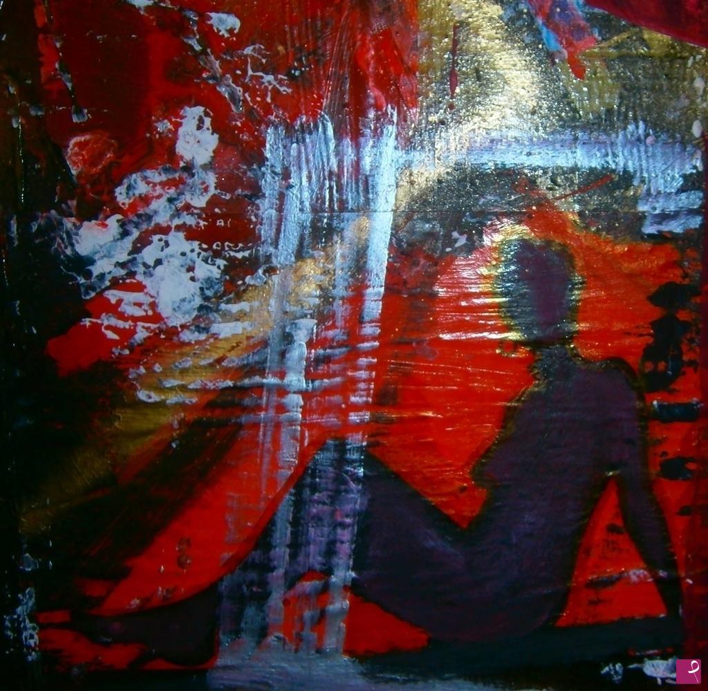 quadri in vendita online - "Rosso kitsch"