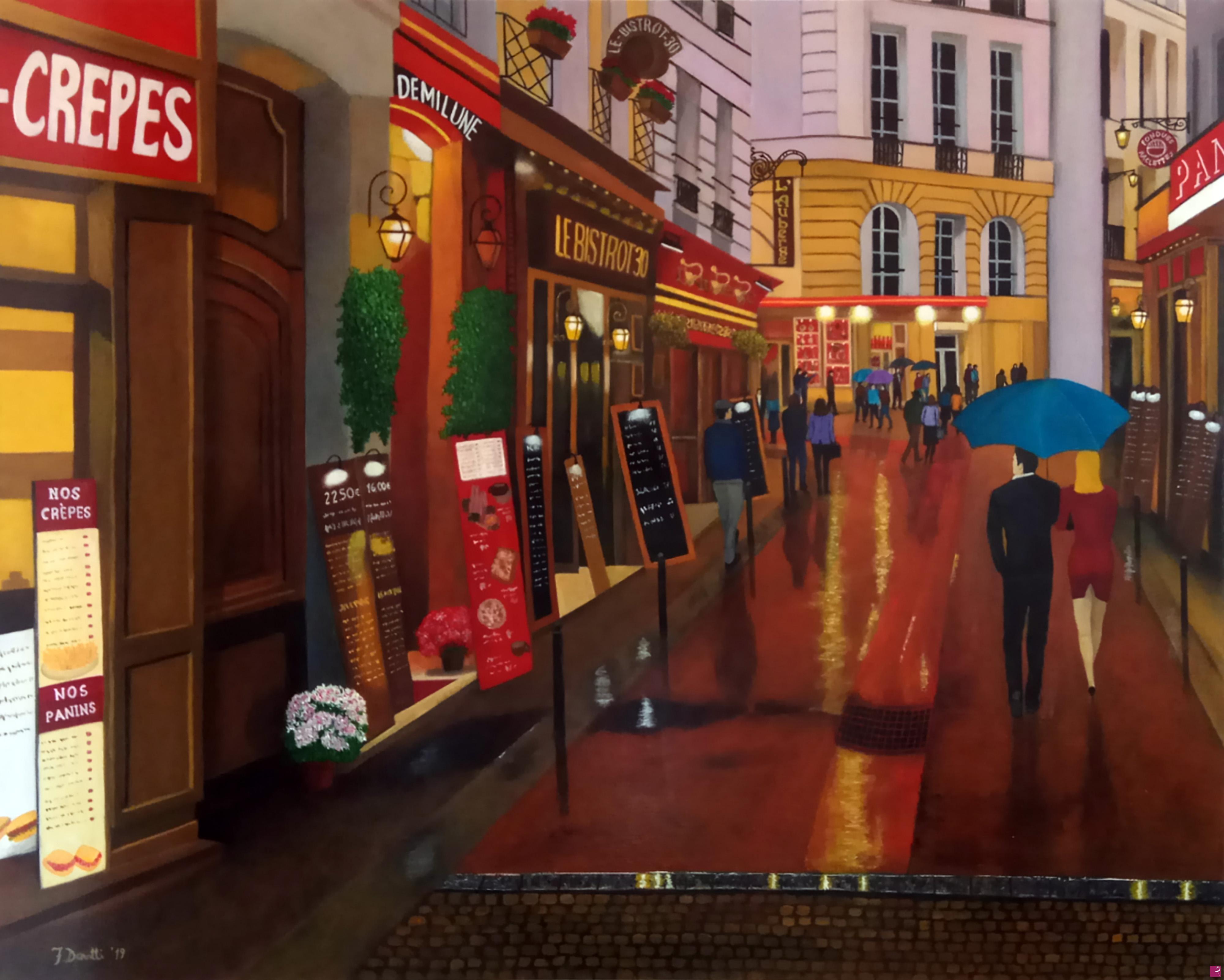 quadri in vendita online - Rue parisienne 