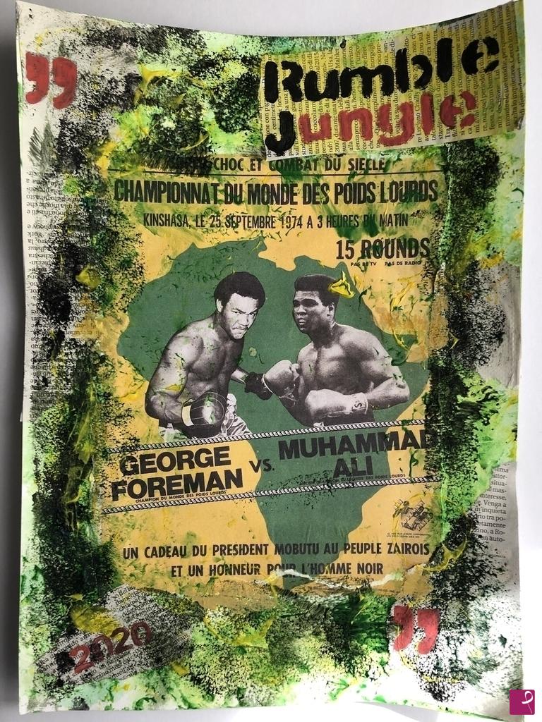 quadri in vendita online - Rumble in the jungle 