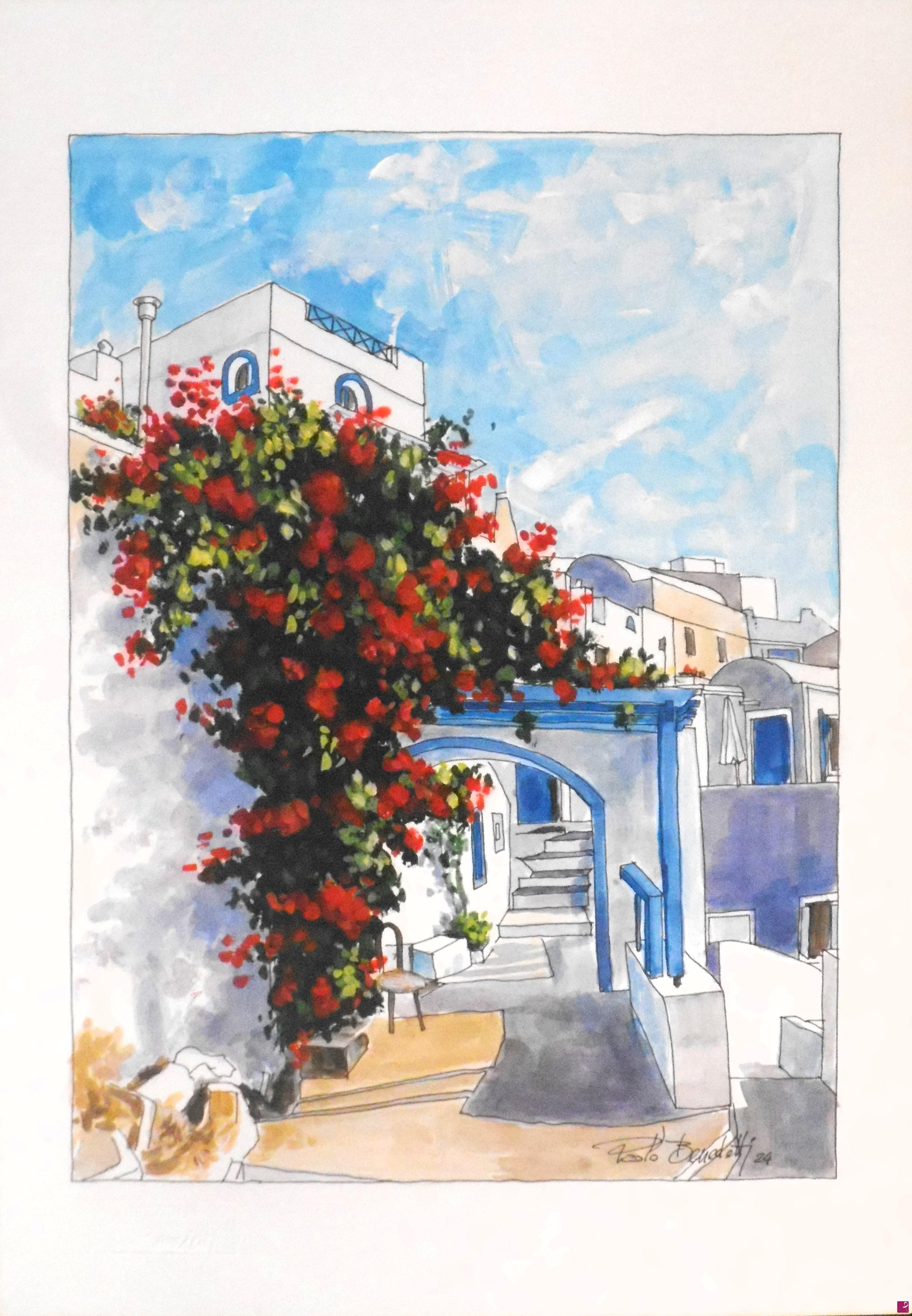 quadri in vendita online - SANTORINI 3