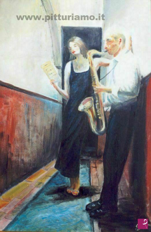 quadri in vendita online - SAX AND MUSIC