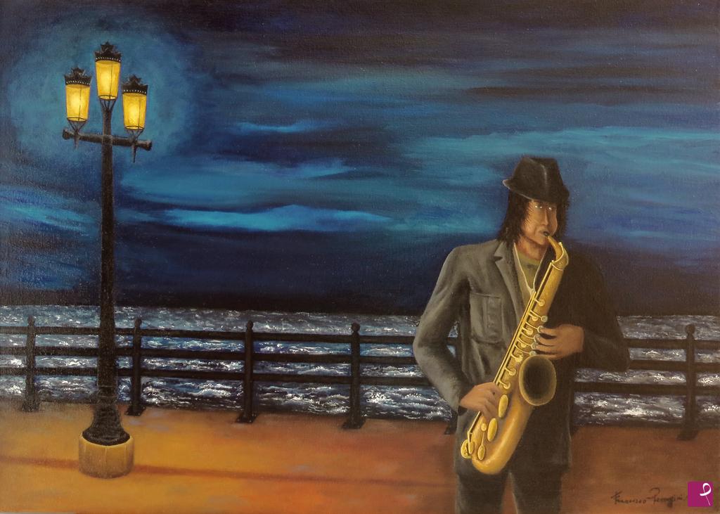 quadri in vendita online - Sax by the Sea