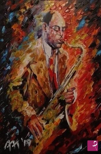 quadri in vendita online - Saxophone