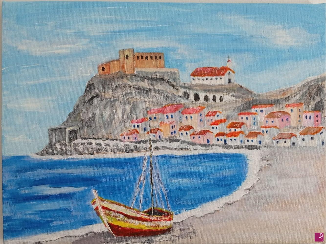 quadri in vendita online - Scilla