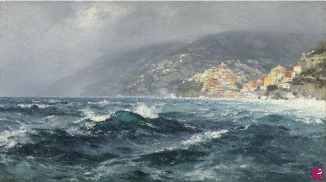 quadri in vendita online - scorcio costiera amalfitana