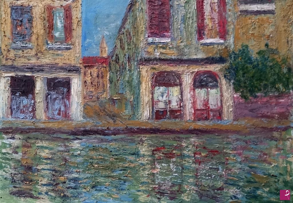 quadri in vendita online - Scorcio di Venezia