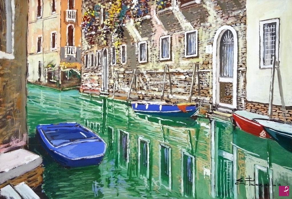 quadri in vendita online - Scorcio di Venezia