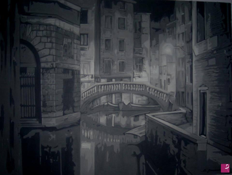 quadri in vendita online - Scorcio di Venezia