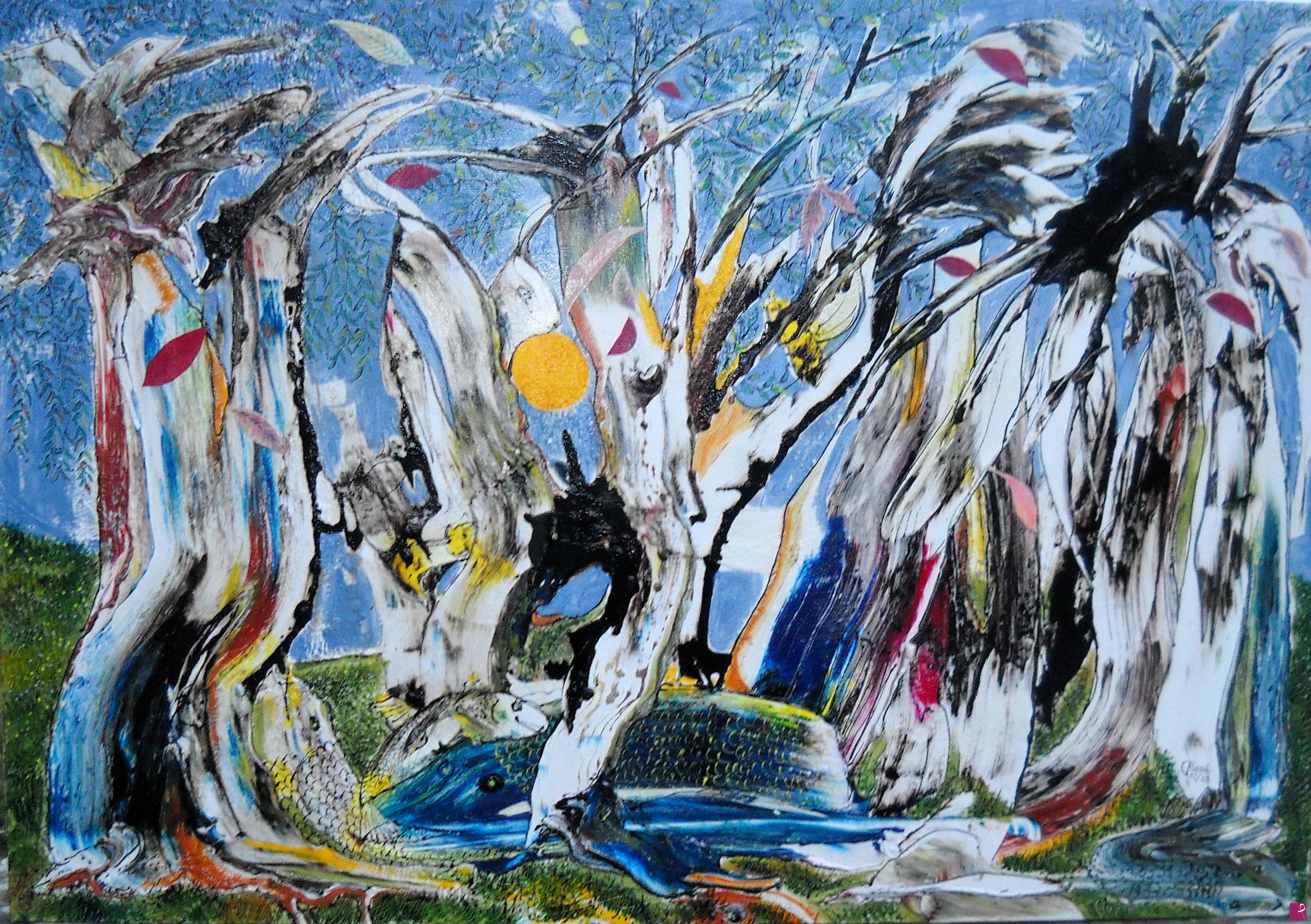 quadri in vendita online - Senza Uomo 100x70x4 cm