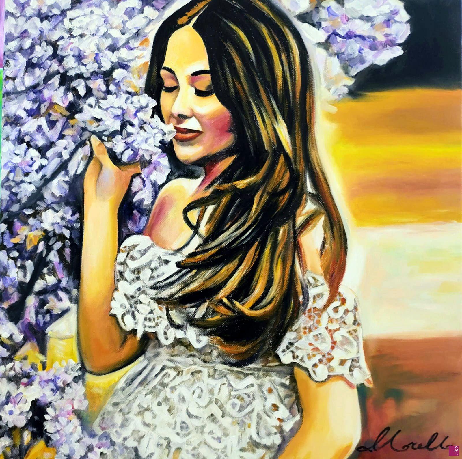 quadri in vendita online - Serenita' in fiore