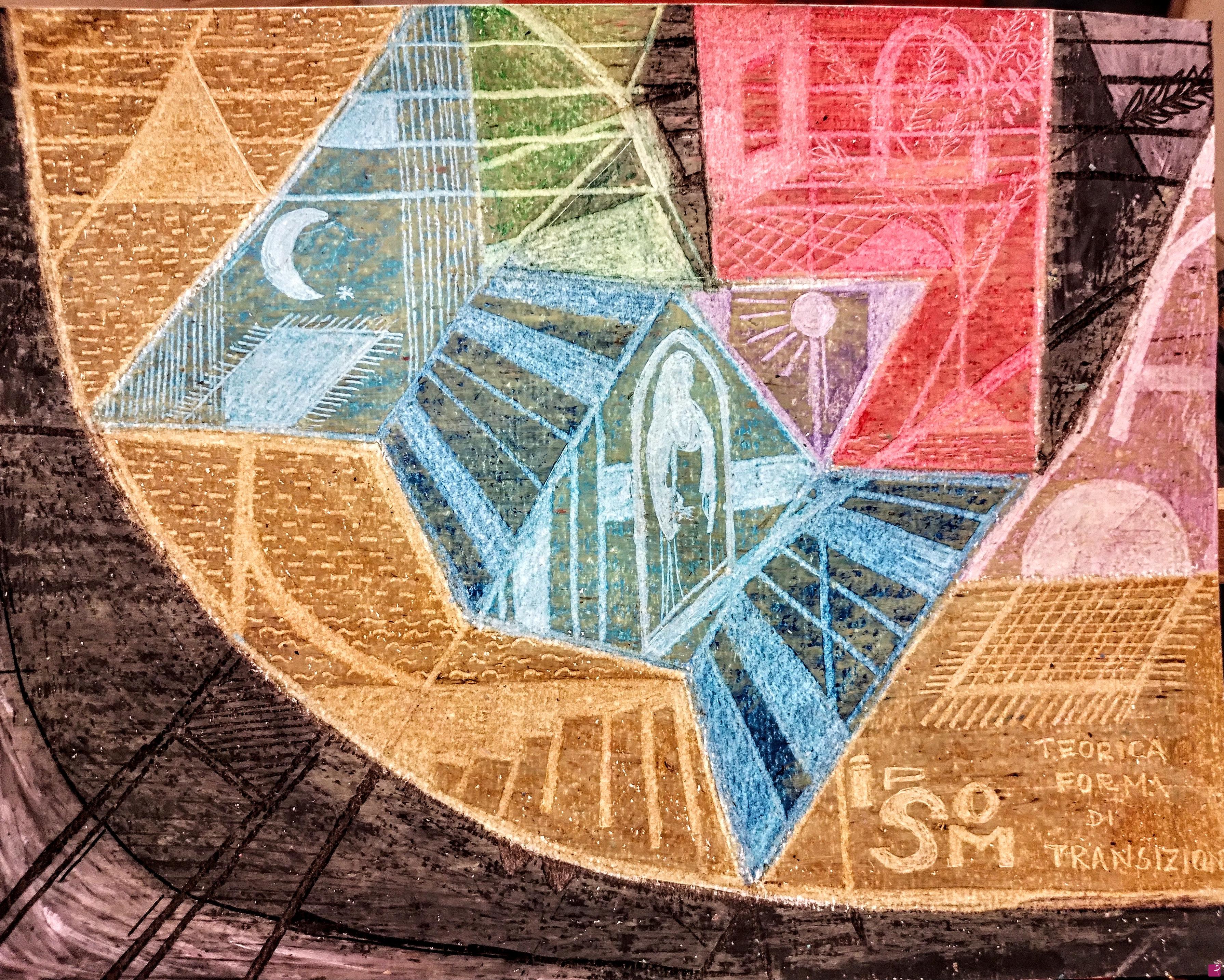 quadri in vendita online - sgraffito di passaggio