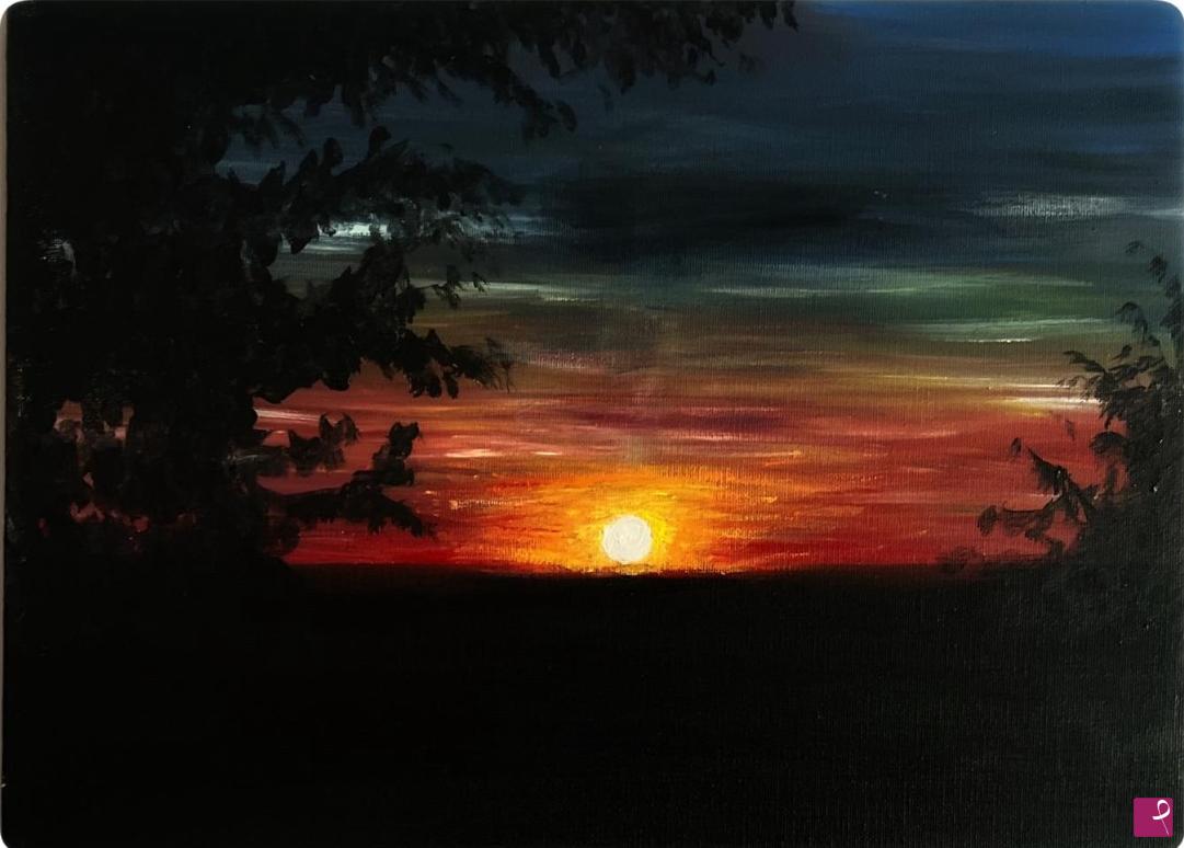 quadri in vendita online - Shadows at sunset 