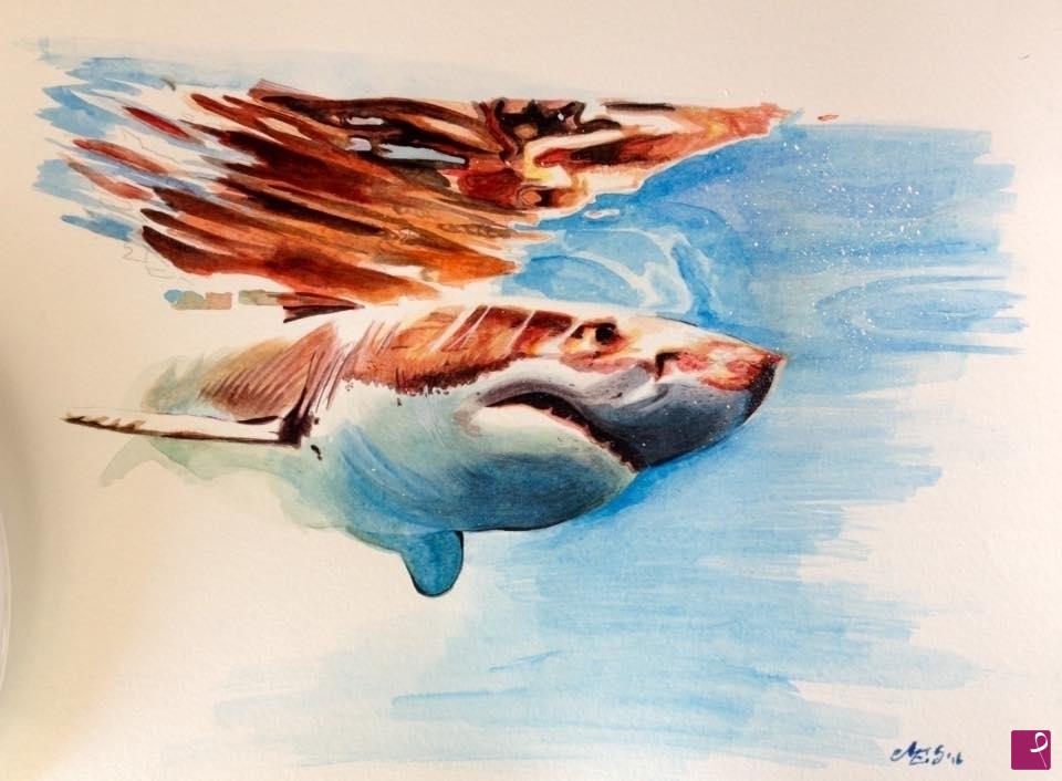 quadri in vendita online - Shark