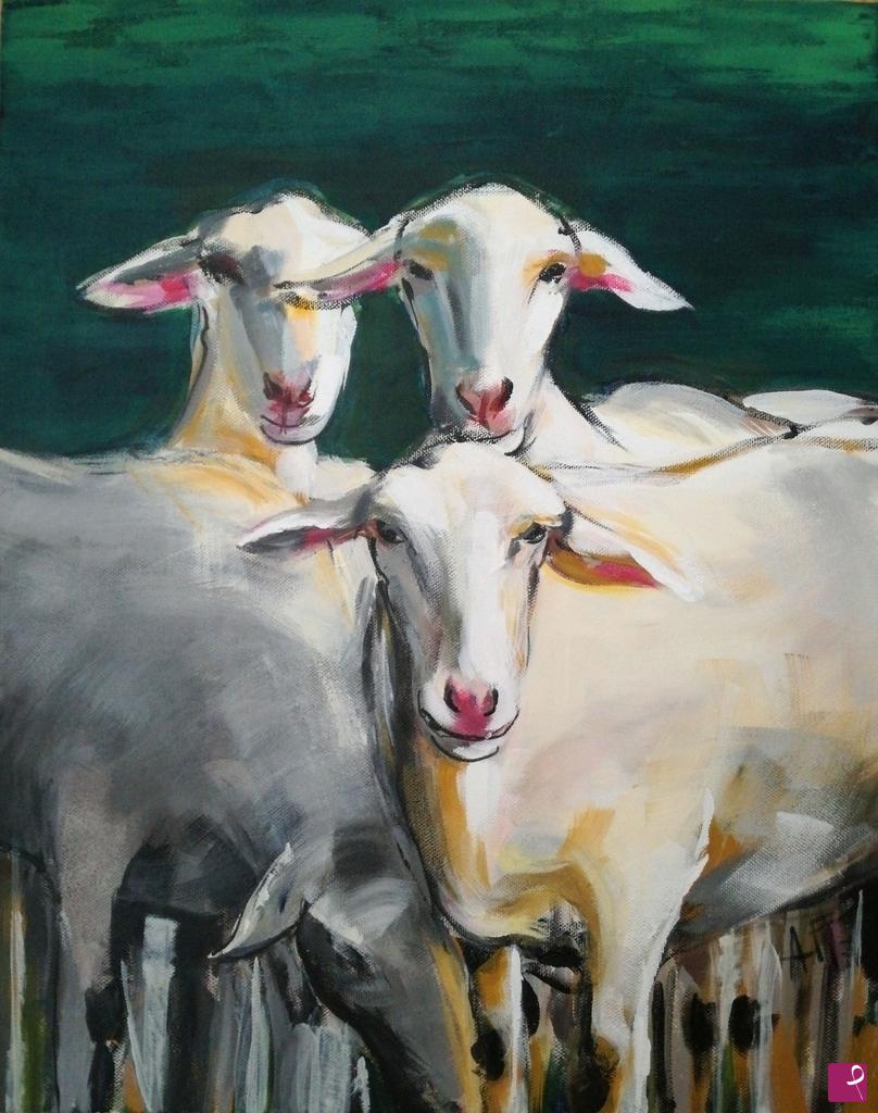 quadri in vendita online - Sheep  III