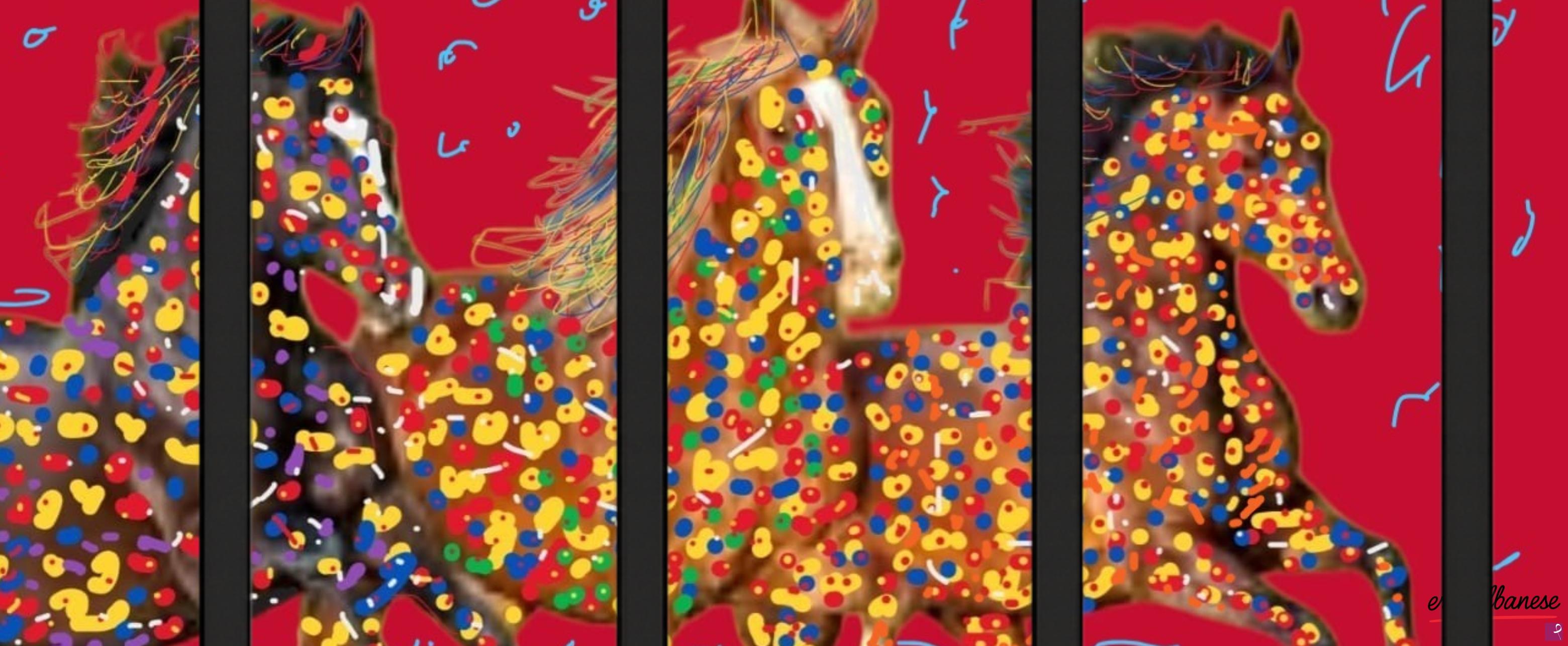 quadri in vendita online - "Sicilian Horses"