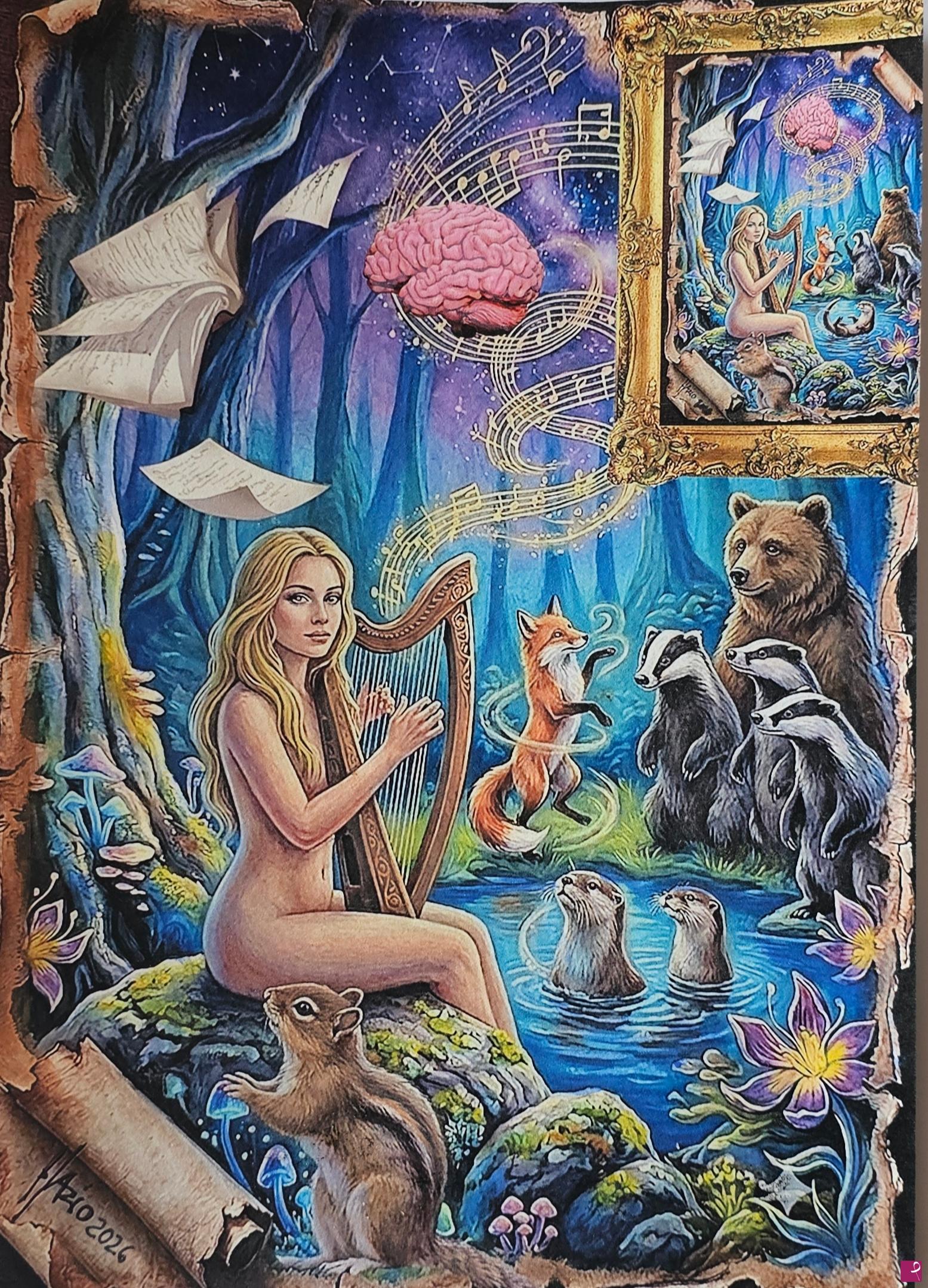 quadri in vendita online - SINFONIA NEUROMANTICA_ L'INCANTO DELLA MENTE NATURALE