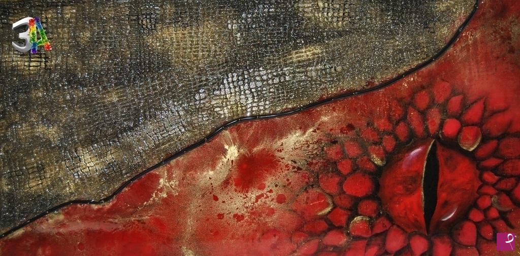 quadri in vendita online - SNAKE GOLD