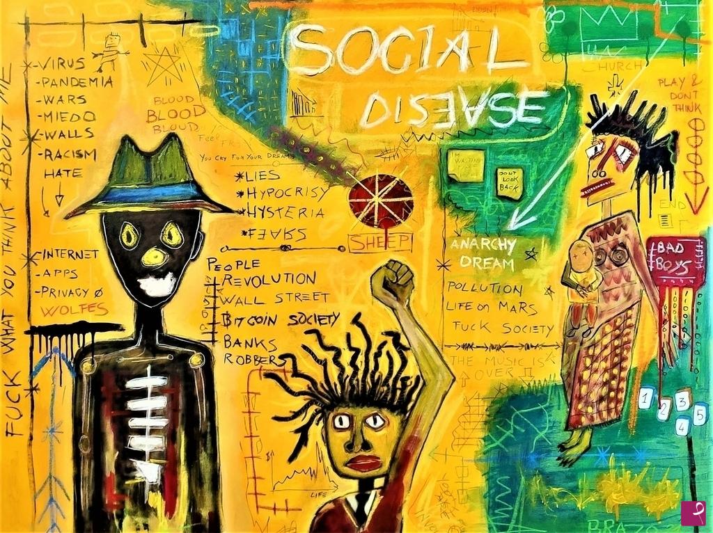 quadri in vendita online - Social Disease