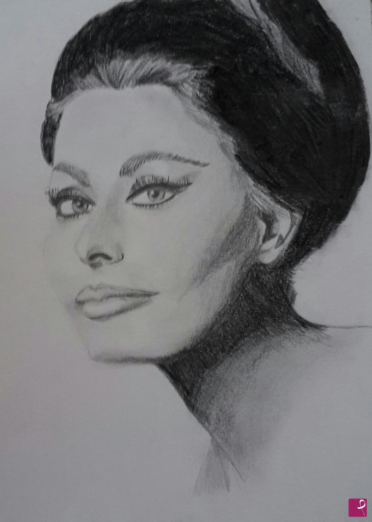 quadri in vendita online - Sofia Loren
