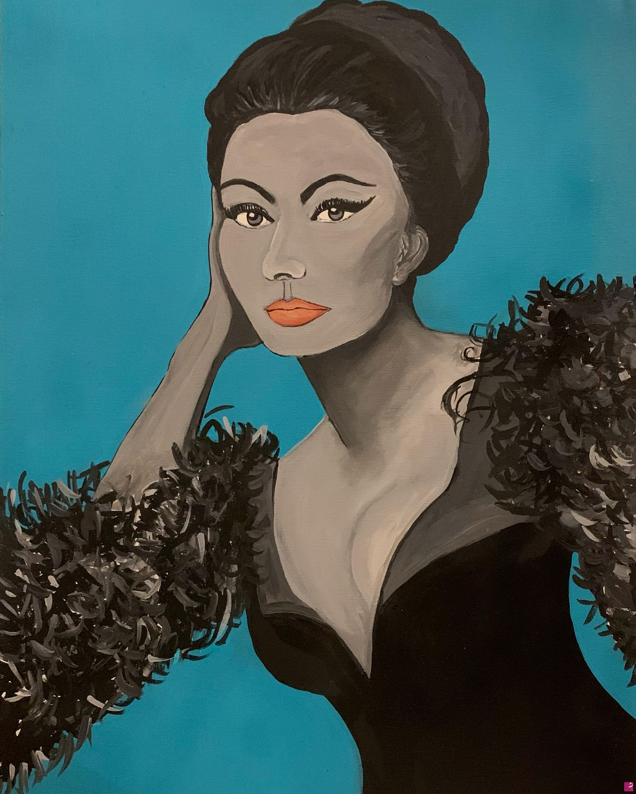 quadri in vendita online - Sofia Loren 