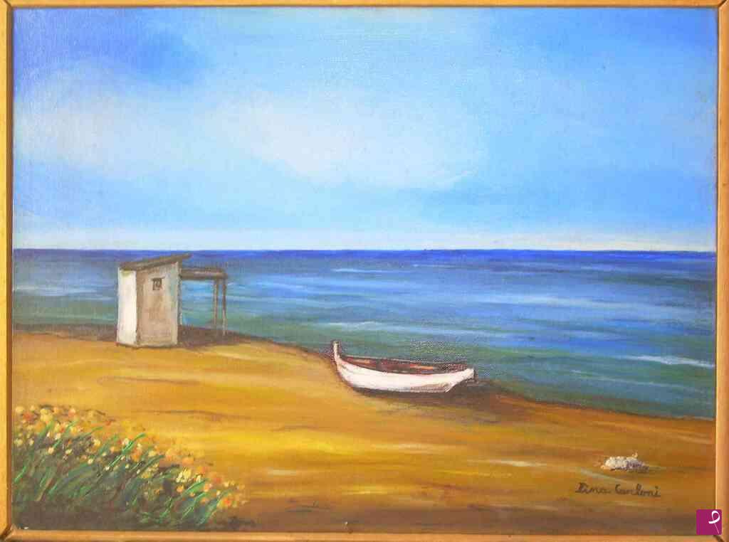 quadri in vendita online - Solitudine Marina