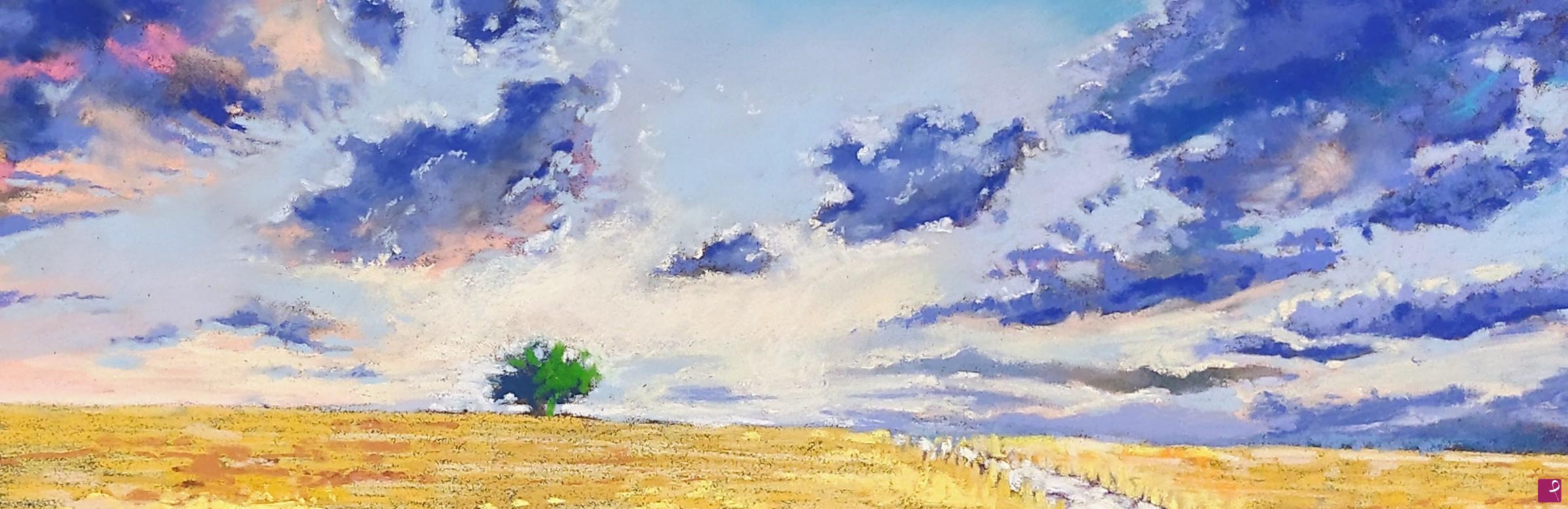 quadri in vendita online - SOLO E CONTENTO (Campagna Toscana)