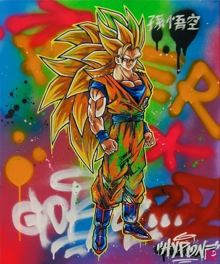 quadri in vendita online - Son Goku Ssj3 - The essence is power