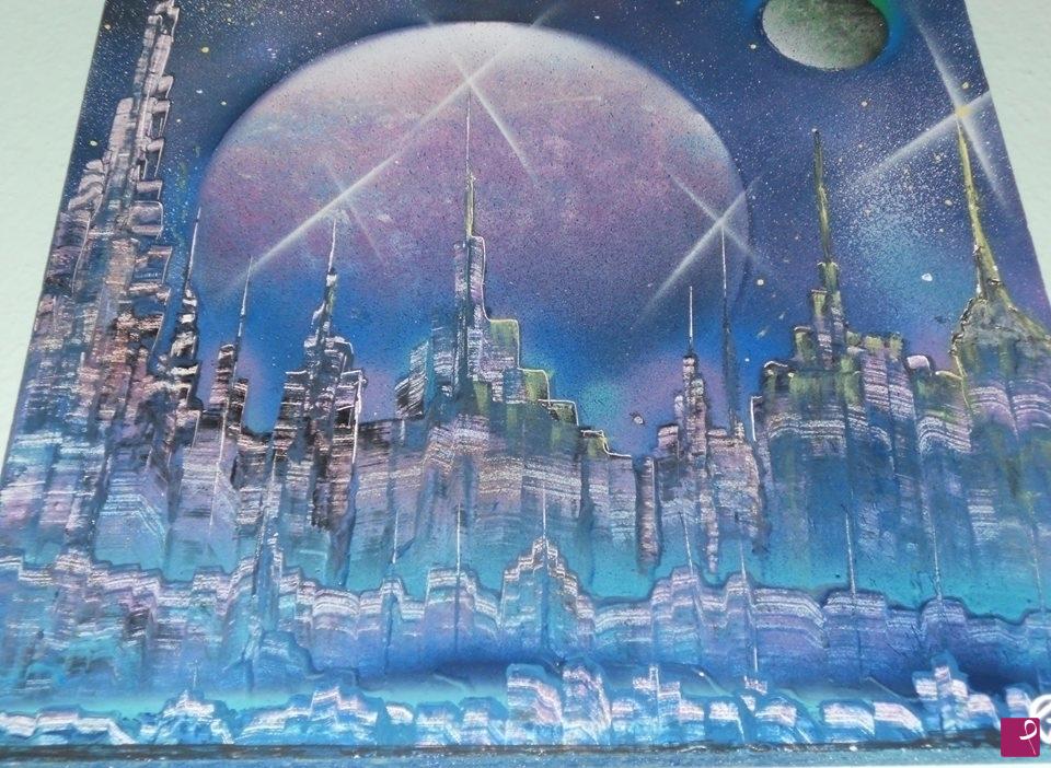 quadri in vendita online - space city