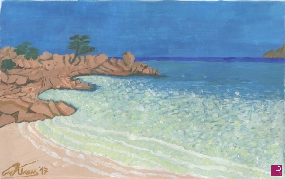 quadri in vendita online - Spiaggia della Sardegna